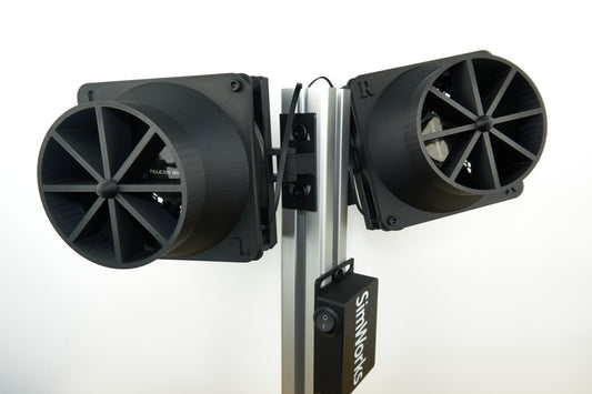 SimWorks Wind Simulator – Plug & Play USB Fan Kit for Sim Racing (SimHub Compatible)