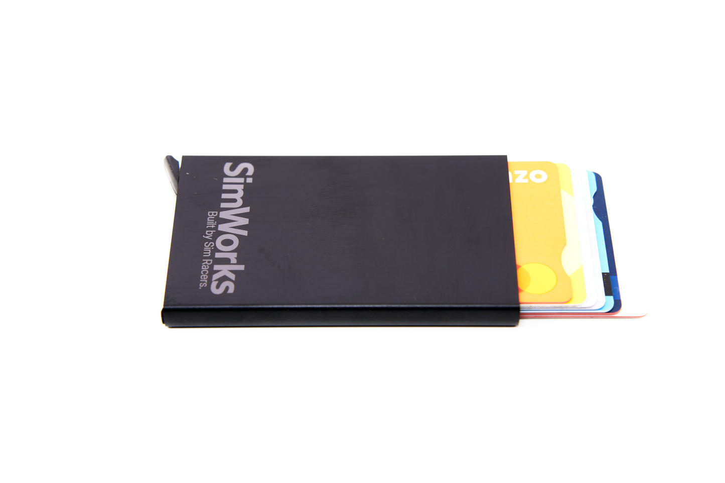 SimWorks Personalised Aluminium Card Wallet | RFID Slim Minimalist Wallet