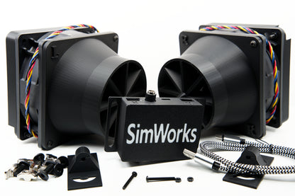 SimWorks Wind Simulator – Sim Racing Wind Kit (SimHub Compatible)