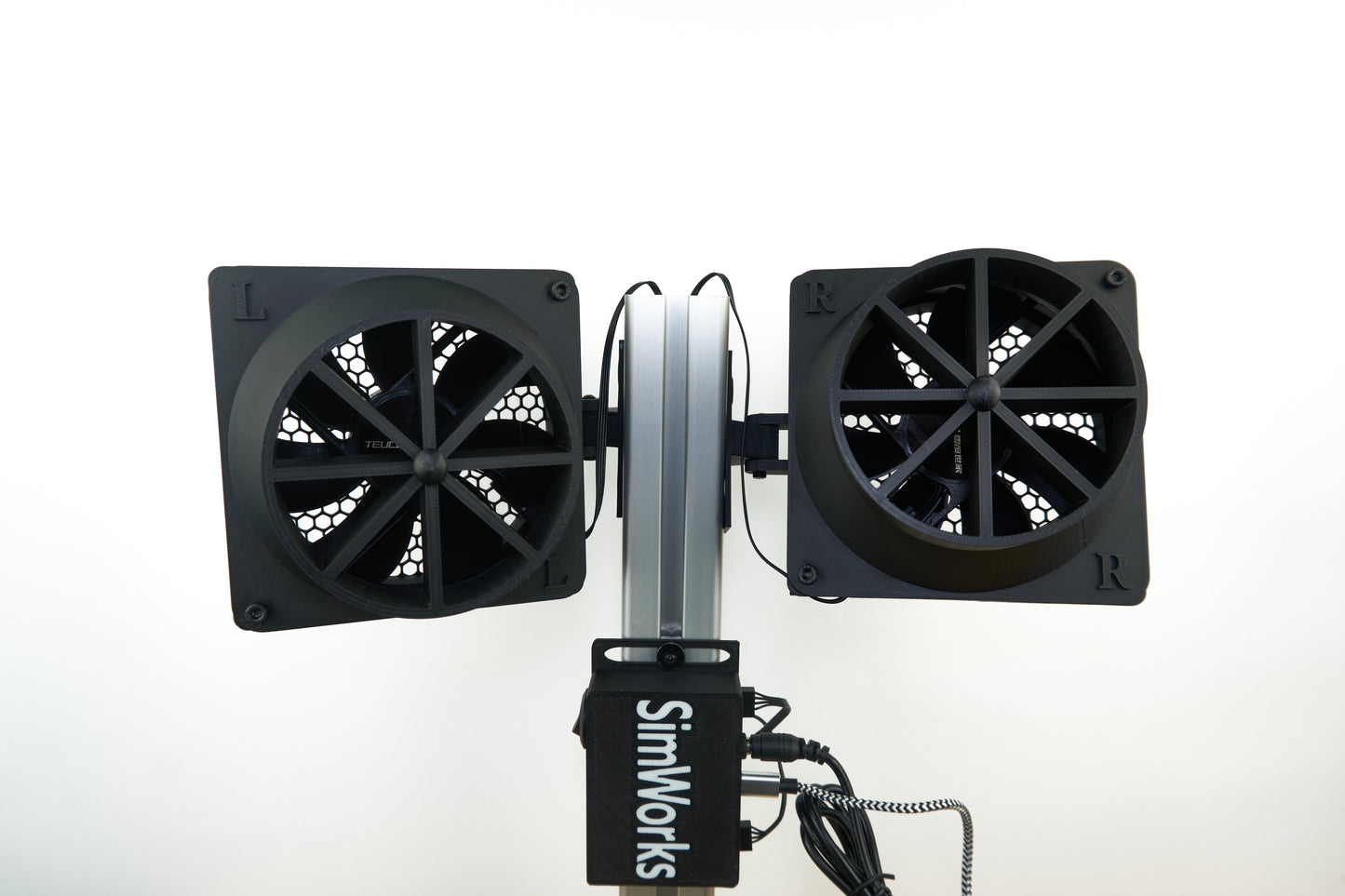 SimWorks Wind Simulator – Plug & Play Sim Racing Wind Kit (SimHub Compatible)