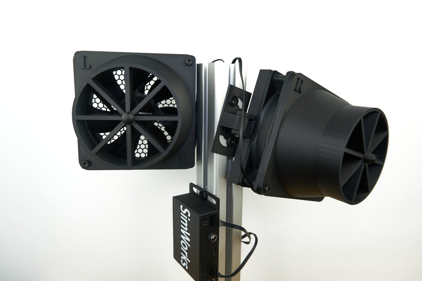 SimWorks Wind Simulator – Plug & Play Sim Racing Wind Kit (SimHub Compatible)